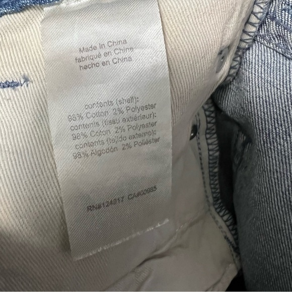 WE WORE WHAT Jeans Women Size 26 Straight Ultra High Rise Icon Fit Slim CL - Picture 11 of 12